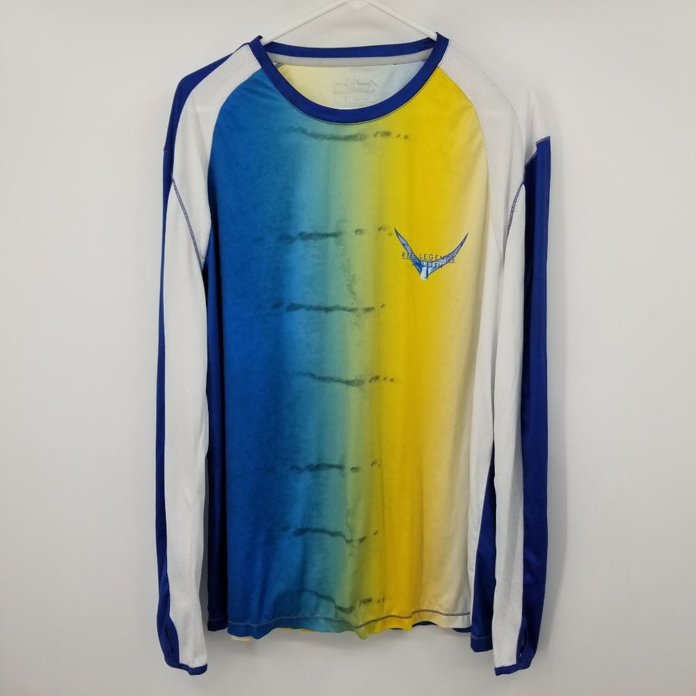 Reel Legends Linna Lea Szymanski Long Sleeved Fishing Shirt Size Large